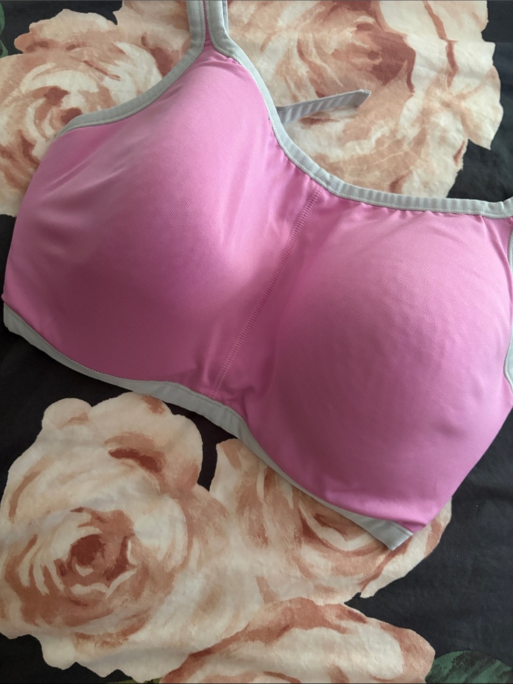 💋NATORI YOGI pink contour sports bra 34DDD